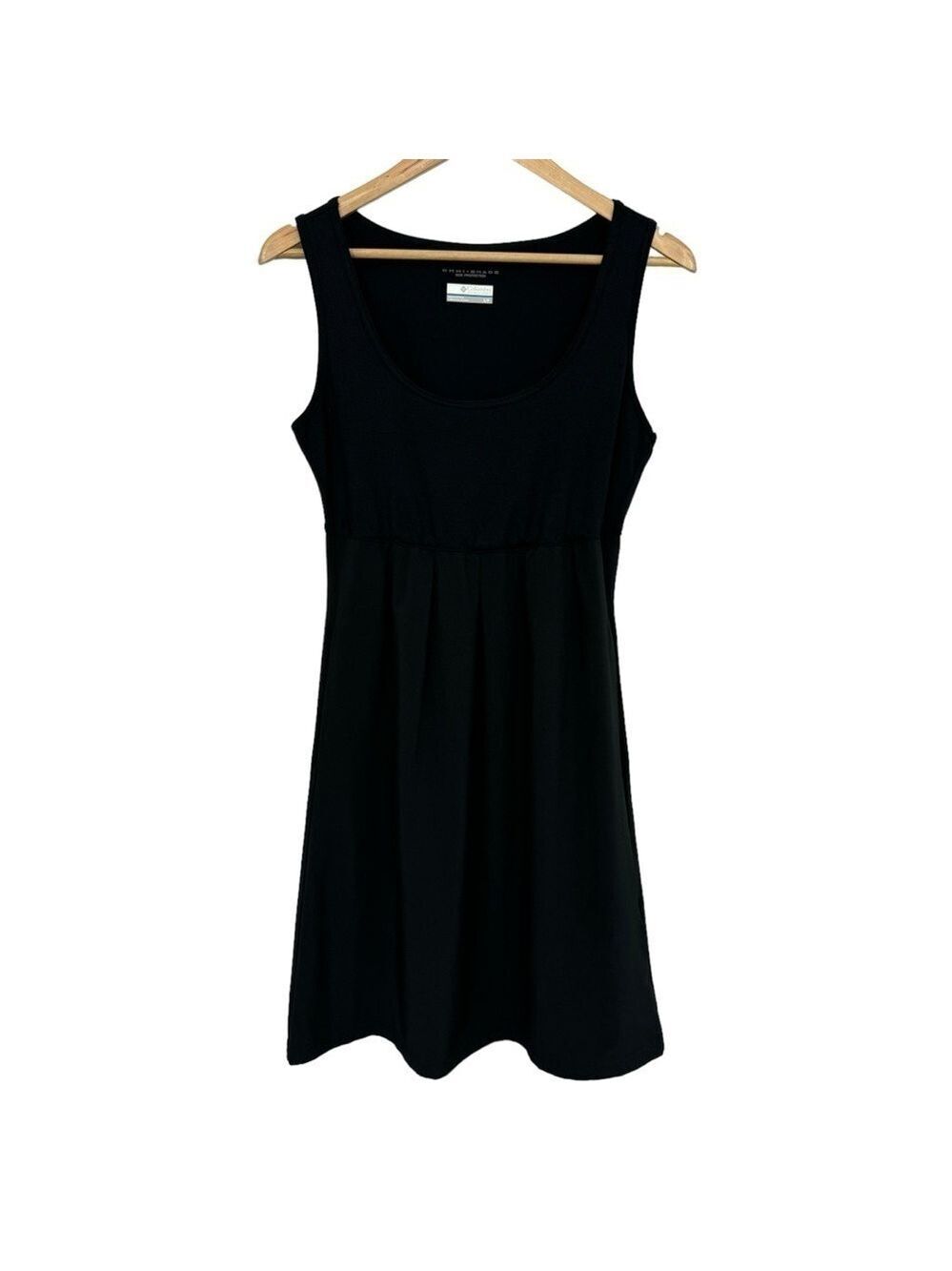 Columbia Sporty Summer Dress Sz S Black Casual Golf Tennis Hiking Outdoors VGUC